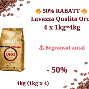 Kaffe Lavazza Qualita Oro Bönor 4kg